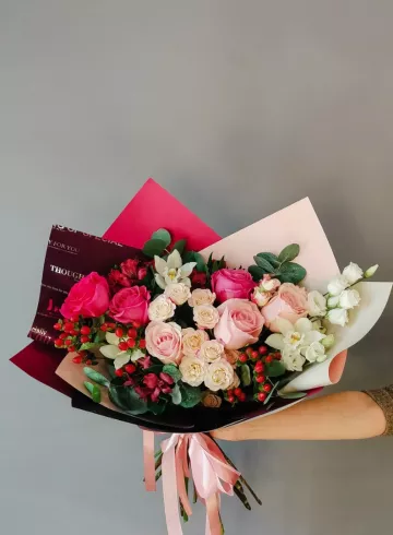 Сборный букет &laquo;От заката до рассвета&raquo; от интернет-магазина цветов в Владивостоке