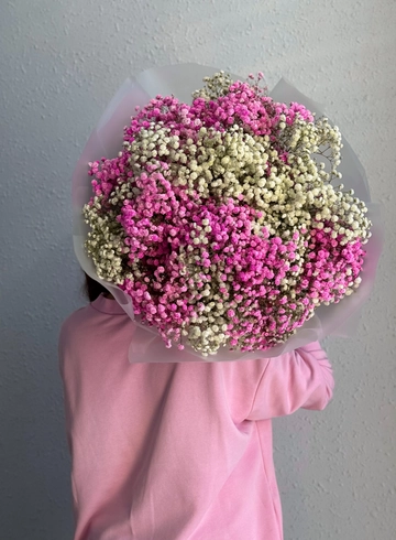 Монобукет из гипсофил &laquo;Мало тебя&raquo; от интернет-магазина цветов в Владивостоке