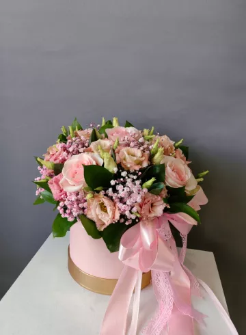 Композиция «Цветочная шкатулка» от интернет-магазина цветов в Владивостоке