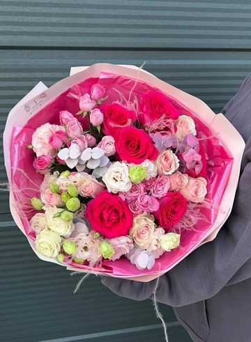 Сборный букет &laquo;Мой мармеладный&raquo; размер L от интернет-магазина цветов в Владивостоке