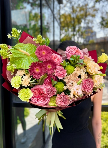 Сборный букет «Бабье лето» от интернет-магазина цветов в Владивостоке