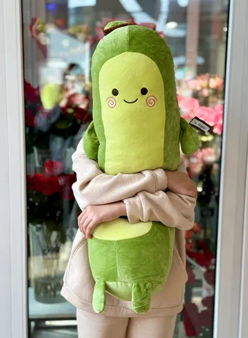 Мягкая игрушка &laquo;Авокадо&raquo; размер L  от интернет-магазина цветов в Владивостоке