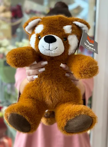 Мягкая игрушка &laquo;Красная панда&raquo; размер S от интернет-магазина цветов в Владивостоке