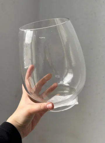 Стеклянная ваза размер XS от интернет-магазина цветов в Владивостоке