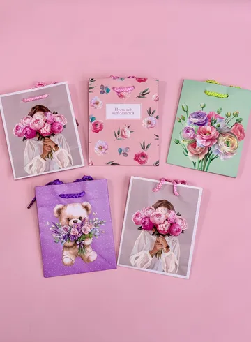 Подарочные пакеты размер XS от интернет-магазина цветов в Владивостоке