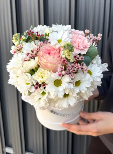 Композиция &laquo;Послание нежности&raquo; размер S от интернет-магазина цветов в Владивостоке